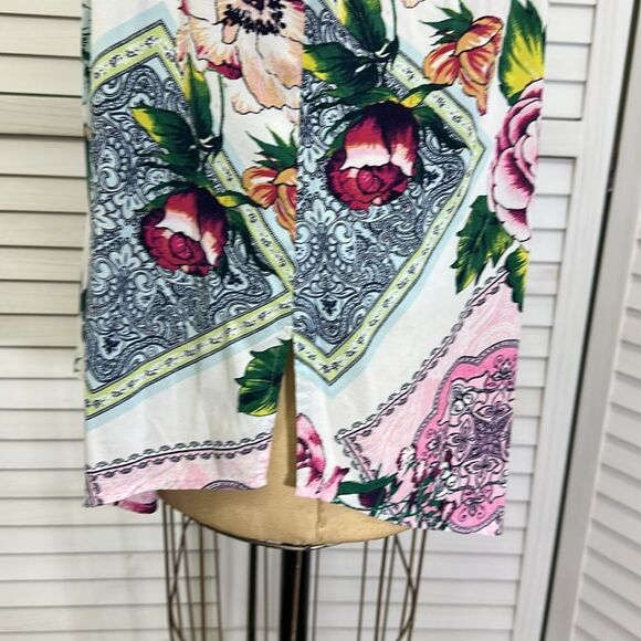 Chico's Silky Soft Tunic Size 3 (16) Short Sleeves - Picture 10 of 16